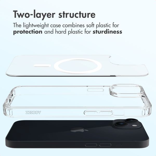 Accezz Xtreme Impact Back Cover with MagSafe Apple iPhone 13 - Transparent