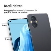 Accezz Clear Backcover Oppo Reno8 Lite - Transparant