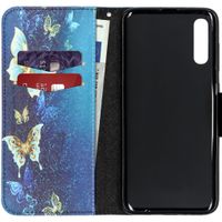 Design Softcase Bookcase Samsung Galaxy A70