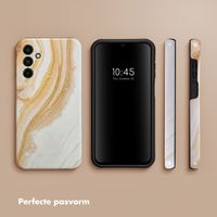Selencia Vivid Backcover Samsung Galaxy A15 (5G/4G) - Chic Marble Gold