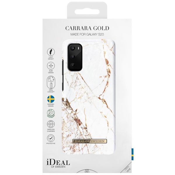 iDeal of Sweden Fashion Backcover Samsung Galaxy S20 - Carrara Gold