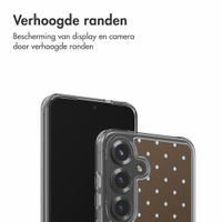 imoshion Design hoesje Samsung Galaxy S25 - Polka Dot Bruin