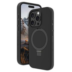 dbramante1928 Iceland Ultra D3O Backcover met MagSafe Stand Apple iPhone 16 Pro - Zwart