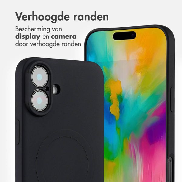 imoshion Color Backcover met MagSafe Apple iPhone 16 Plus - Zwart