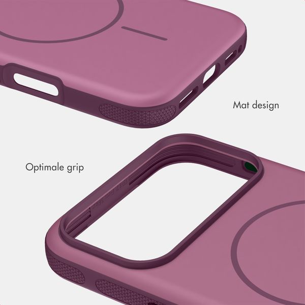 imoshion Color Backcover met Thin MagSafe Ring Apple iPhone 18 Pro / 17 Pro - Paars