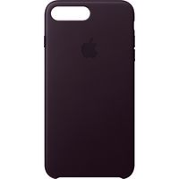 Apple Leather Backcover iPhone 8 Plus / 7 Plus - Aubergine