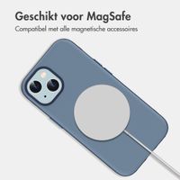imoshion Color Backcover met Thin MagSafe Ring Apple iPhone 15 - Donkerblauw