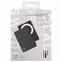 iDeal of Sweden Slim MagSafe Powerbank 5.000 mAh - Draadloze powerbank - Black