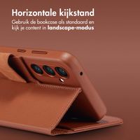 Accezz Leather Bookcase 2-in-1 met MagSafe Samsung Galaxy S24 Plus - Sienna Brown