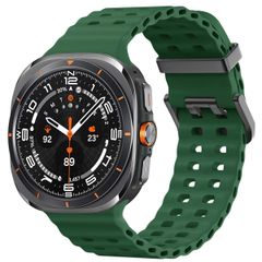imoshion Ocean Strap Siliconen Samsung Galaxy Watch Ultra (2024/2025) - Donkergroen