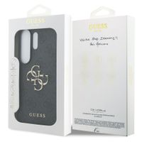 Guess 4G Metal Logo Backcover Samsung Galaxy S26 Ultra - Zwart