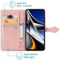 imoshion Mandala Bookcase Xiaomi Poco X4 Pro 5G - Rosé Goud