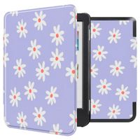 imoshion Design Slim Hard Case Bookcase Kobo Clara Colour / BW - Flowers Distance