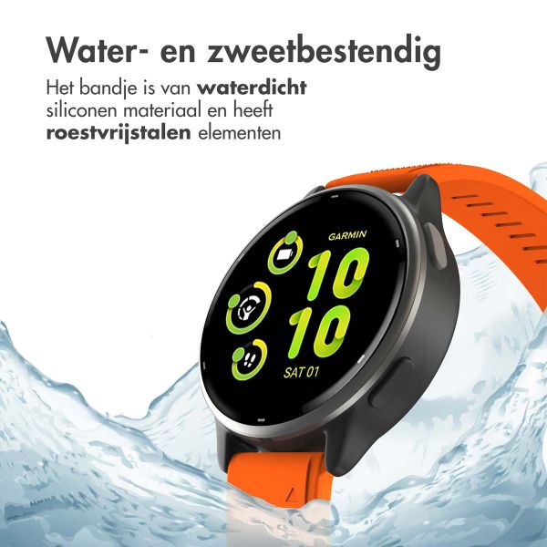 imoshion QuickFit® Siliconen bandje Garmin Watch | 22 mm aansluiting - Oranje