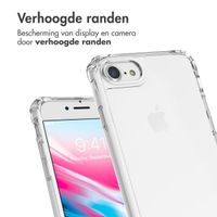 imoshion Backcover met koord + armband iPhone 8 / 7  / SE (2022 / 2022) - Parels hartjes