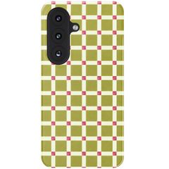 Selencia Vivid Backcover met MagSafe Samsung Galaxy S26 - Check This Olive