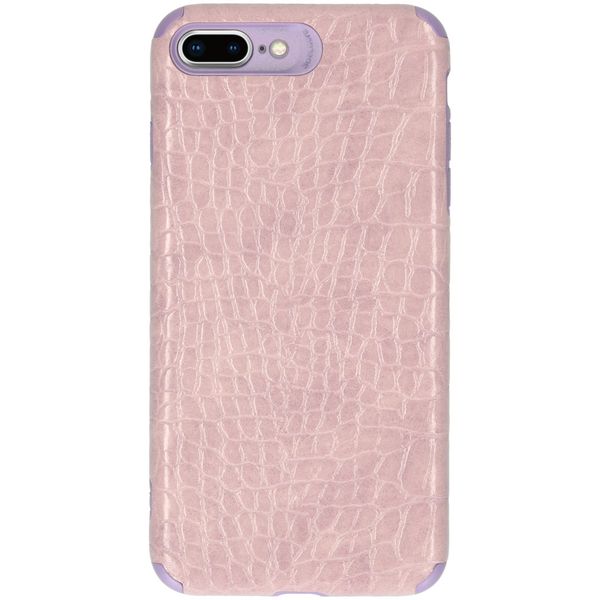 My Jewellery Croco Softcase Backcover iPhone 8 Plus / 7 Plus - Paars