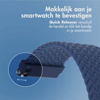 imoshion Nylon geweven bandje Samsung Galaxy Watch 7 40/44 mm - Donkerblauw