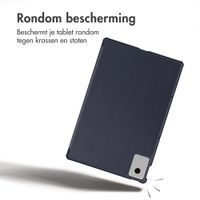 imoshion Trifold Bookcase Lenovo Idea Tab - Donkerblauw