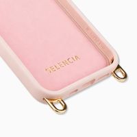 Selencia Rivièra MagSafe Backcover met afneembare haakjes iPhone 12 / 12 Pro - Sorbet Pink
