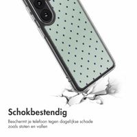 imoshion Design hoesje Samsung Galaxy A55 - Polka Dot Mintgroen
