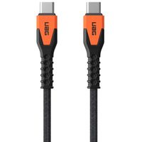 UAG Kevlar® Core USB-C naar USB-C oplaadkabel - 1,5 meter - Zwart / Oranje