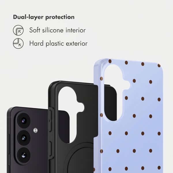 Selencia Vivid Back Cover Samsung Galaxy S26 - Happy Dots Digital Sky