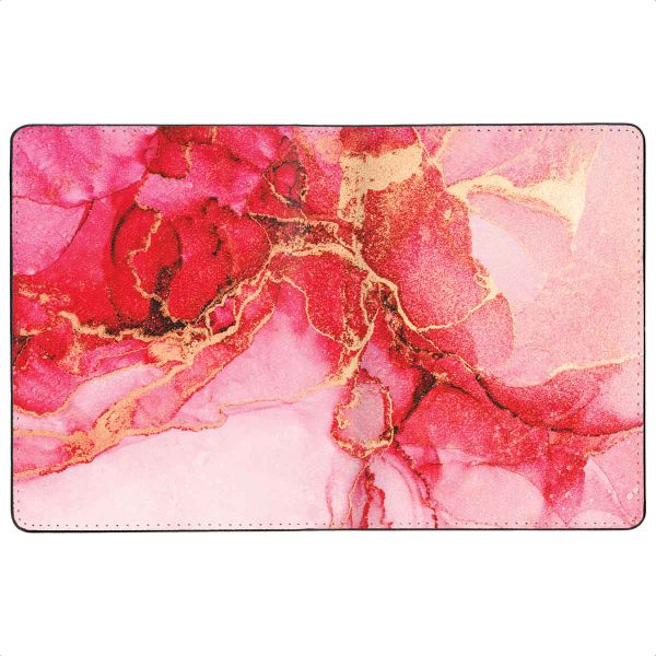 Selencia Paspoorthoes - Kunstleren cover voor je paspoort - Rosy Marble