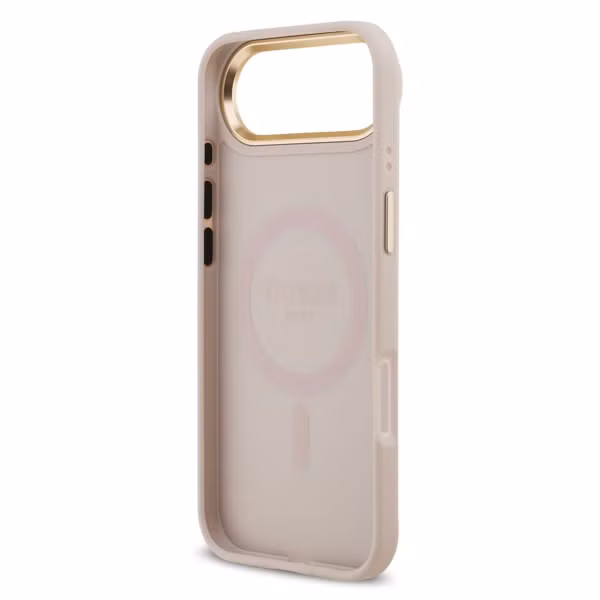 Guess Classic 4G Logo Backcover met MagSafe Apple iPhone Air - Roze