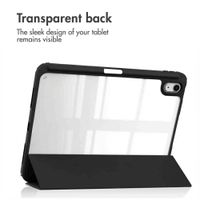 imoshion Trifold Hard Case Book Cover Apple iPad 11 (2025) 11 inch A16 / iPad 10 (2022) 10.9 inch - Black