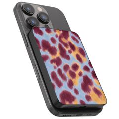 Selencia Vivid Powerbank 5.000 mAh - Draadloze Powerbank - MagSafe en Qi - Black / Rebel Crush