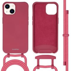 imoshion Color Backcover met afneembaar koord Apple iPhone 14 - Red Raspberry