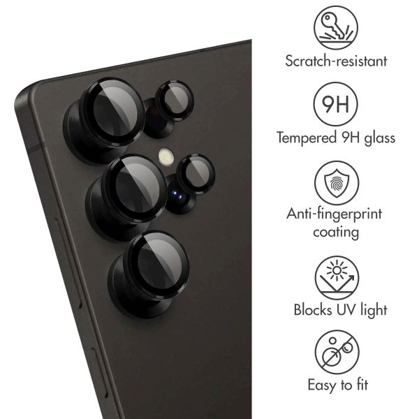 imoshion Camera Protector Glass 2-pack Samsung Galaxy S25 Ultra - Black