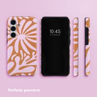 Selencia Vivid Backcover Samsung Galaxy S25 - Modern Bloom Pink