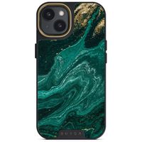 Burga Elite Gold Backcover iPhone 15 Plus - Emerald Pool