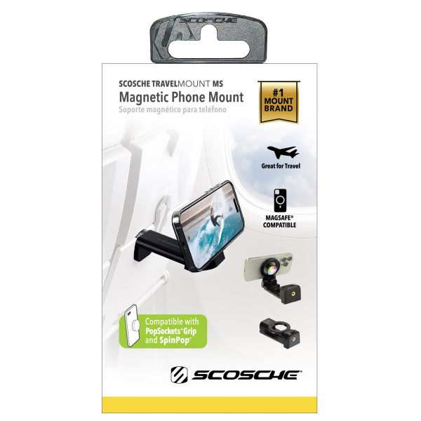 Scosche Travel Mount met MagSafe - Telefoonhouder - Verstelbaar - Magnetisch - Zwart