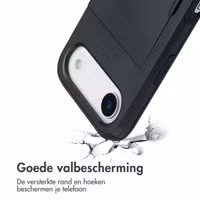 imoshion Backcover met pasjeshouder Apple iPhone Air - Zwart
