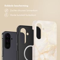 Selencia Vivid Backcover Samsung Galaxy A36 / A56 - Golden Beige Marble