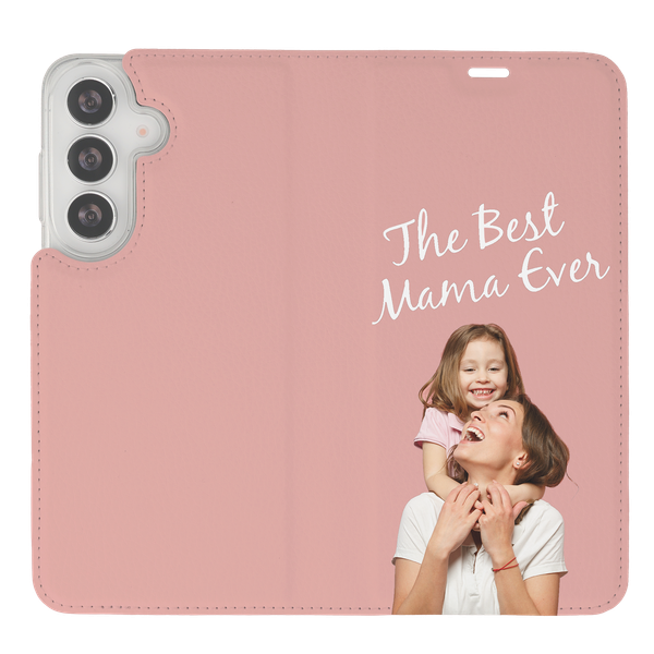 Ontwerp je eigen Compact gel bookcase hoes Samsung Galaxy S26 FE - Wit