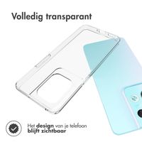 Accezz Clear Backcover Oppo Reno 8 Pro 5G - Transparant