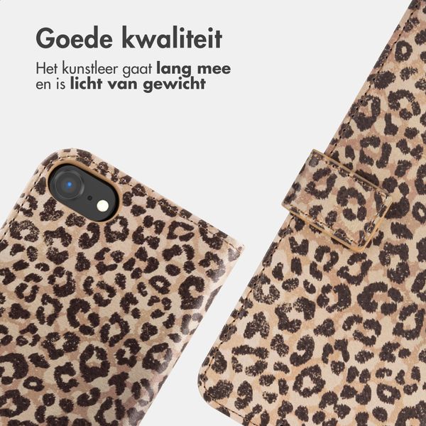 imoshion Design Bookcase Apple iPhone SE (2022 / 2020) / 8 / 7 / 6(s) - Leopard Mood