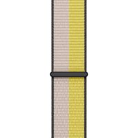 Apple Sport Loop Band Apple Watch Series 1 t/m 9 / SE (38/40/41 mm) | Series 10 (42 mm) - Oat Milk/Lemon Zest