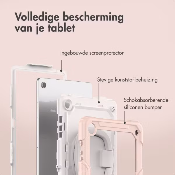 imoshion Rugged Kidsproof Backcover Samsung Galaxy Tab A9 Plus - Lichtroze