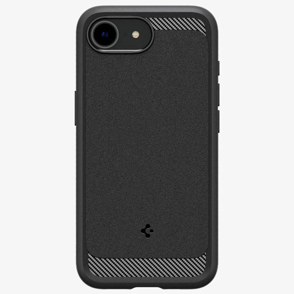 Spigen Rugged Armor Backcover MagSafe iPhone 16e - Matte Black