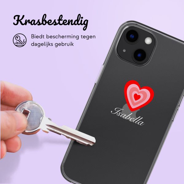 Hoesje met eigen foto en/of tekst Apple iPhone 13 - Hartje