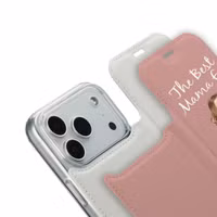 Ontwerp je eigen Compact gel bookcase hoes Apple iPhone 18 Pro Max / 17 Pro Max - Wit