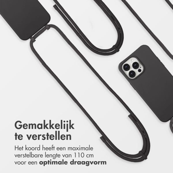 imoshion Color Backcover met afneembaar koord MagSafe Apple iPhone 14 Pro Max - Black Coffee