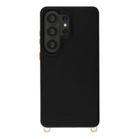 Selencia Rivièra MagSafe Backcover met afneembare haakjes Samsung Galaxy S26 Ultra - Velvet Black