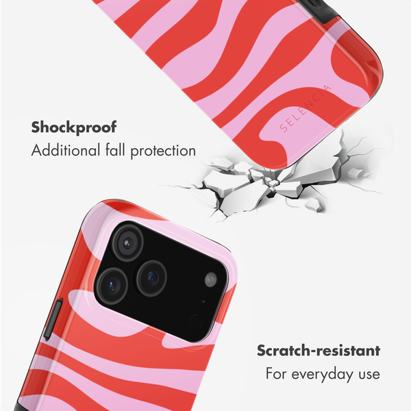 Selencia Vivid Back Cover with MagSafe Apple iPhone 17 Pro - Dream Swirl Pink