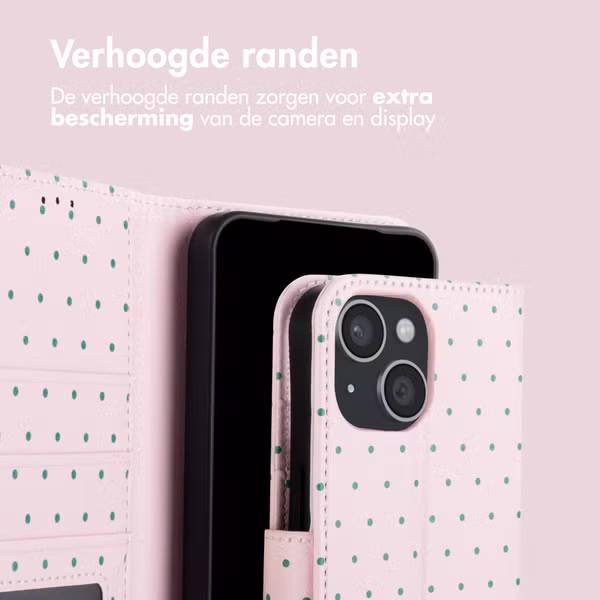 imoshion Design Bookcase Apple iPhone 14 - Happy Dots